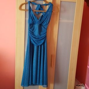 Windsor teal blue occasion dress size S
